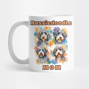 Aussiedoodle Mom Watercolor Mug